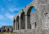 Inside the walls of Rozafa Castle