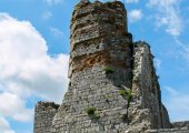 Inside the walls of Rozafa Castle