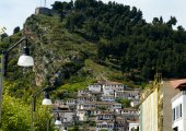 Pedestrian street in Berat