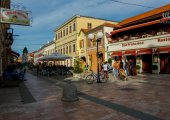 Pedestrian street in Shkodra