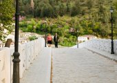 Pedestrian street in Berat