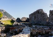 Inside the walls of the castle