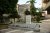 Monument in pedestrian street in Korça