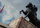 Monument of Scanderbeg in Kruja