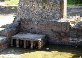 Inside the archeologic park of Butrint