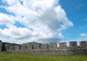 Inside the walls of Rozafa Castle