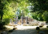 Inside the archeologic park of Butrint