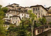 Inside the city of Gjirokastra